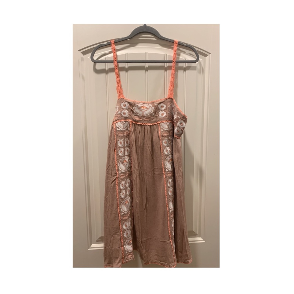 Buddy Love Smell the roses embroidered dress